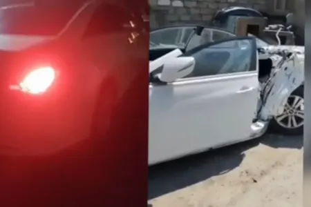Azərbaycanda usta qəzada yararsız vəziyyətə düşən maşını sıfırdan yığdı - VİDEO