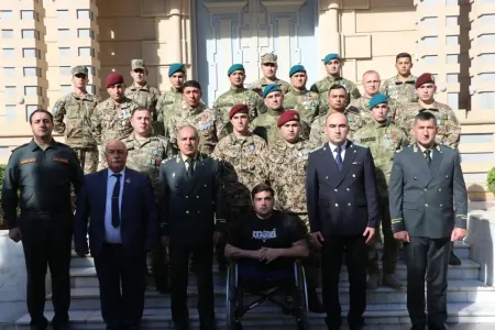 Hərbi Prokurorluqda qazilərlə görüş keçirildi - FOTO