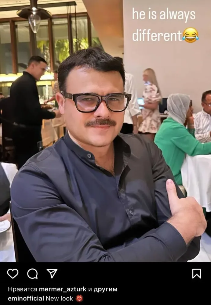 Emin yeni görünüşü ilə təəccübləndirdi - FOTO