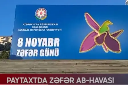 Paytaxtda zəfər ab-havası - VİDEO