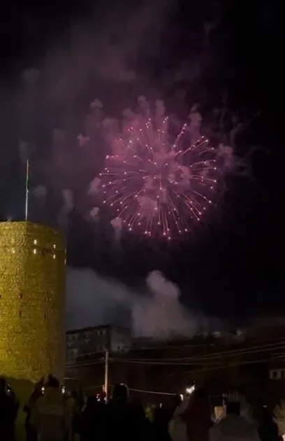 Şuşada möhtəşəm atəşfəşanlıq - FOTO