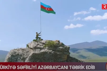 Türkiyə səfirliyi Azərbaycanı təbrik edib - VİDEO