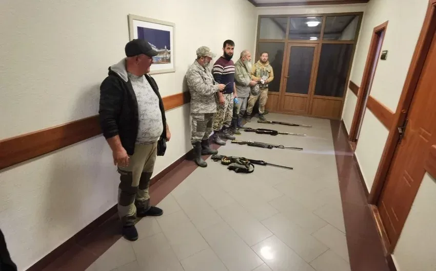 TƏCİLİ! Polis Qəbələdə əməliyyat keçirdi - SAXLANILANLAR VAR / FOTO