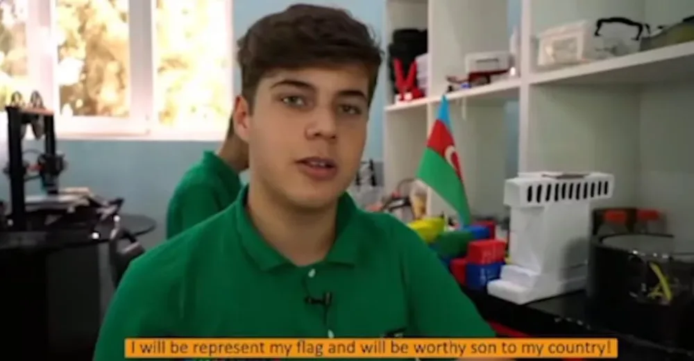 Şəhid oğlu Dünya Robot Olimpiadasında tarix yazdı - FOTO