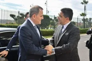 Ceyhun Bayramov mərakeşli həmkarı ilə görüşdü - FOTO