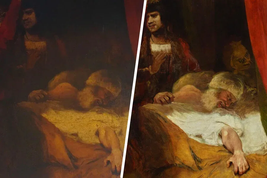 230 illik rəsm əsərində “Şeytan” tapıldı - MARAQLI FOTO