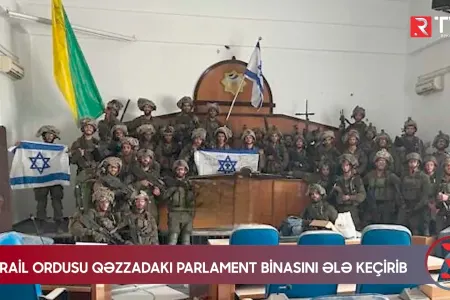 İsrail ordusu Qəzzadakı parlament binasını ələ keçirdi - VİDEO