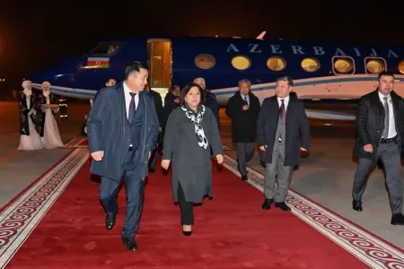 Sahibə Qafarova Qırğız Respublikasında işgüzar səfərdədir - FOTO