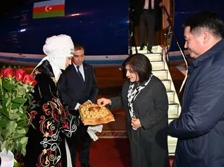 Sahibə Qafarova Qırğız Respublikasında işgüzar səfərdədir - FOTO