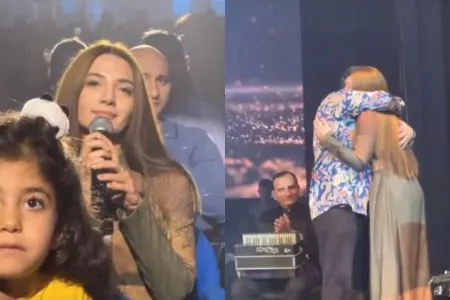 Qızı konsertində Natiqə sürpriz ETDİ - VİDEO