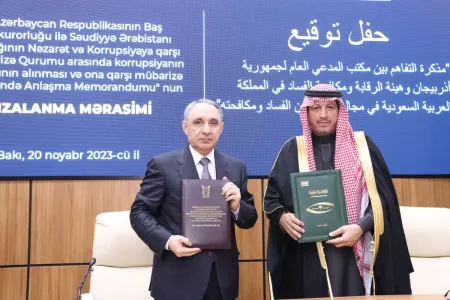 Baş prokuror memorandum imzaladı