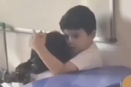 Bağçada uşaqların bu görüntüsü gündəm oldu - VİDEO