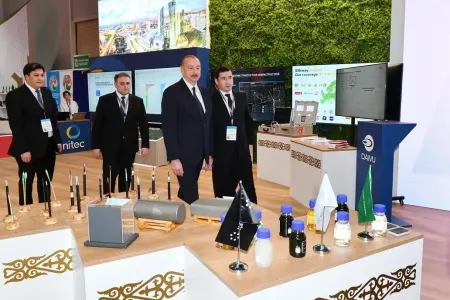 Prezident SPECA ölkələrinin sərgisinin açılışında - FOTO