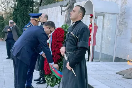 Zakir Həsənovun müavinləri Gürcüstanda - FOTO