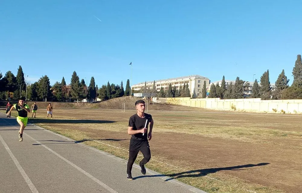 Hərbçilər arasında keçirilən atletika yarışları başa çatıb - FOTO