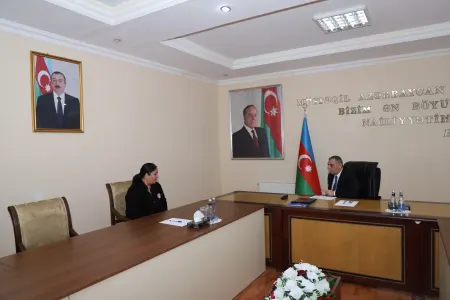 Dövlət Xidmətinin rəisi Bərdədə vətəndaş qəbulu keçirdi - FOTO