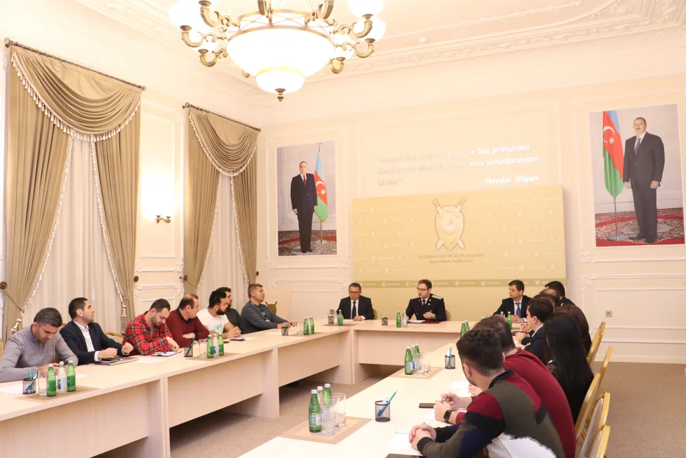 Baş Prokurorluqda media nümayəndələri üçün interaktiv təlim - FOTO