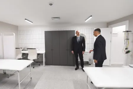 Prezident Təlim-Məşq Mərkəzində - FOTOLAR