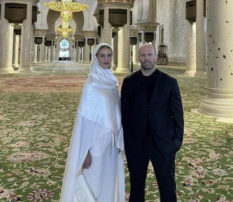Məşhur cütlük Şeyx Zayed Məscidində - FOTO