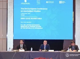 Ceyhun Bayramov II Avropa Konfransında Ermənistanın sülh prosesinə törətdiyi maneələrdən danışıb