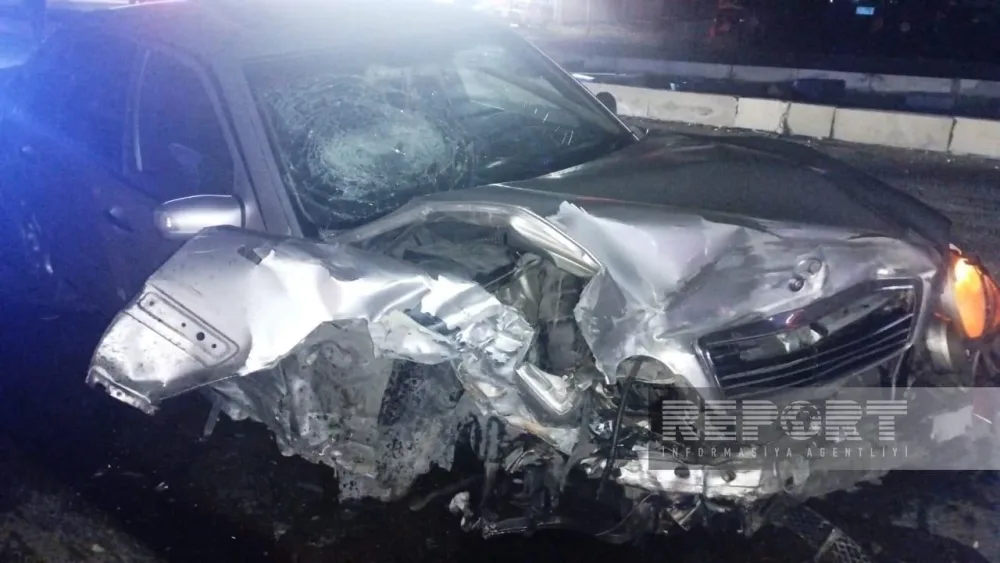 Bakı-Qazax yolunda ağır qəza - FOTOLAR