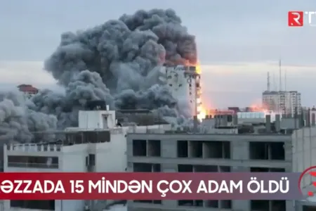Qəzzada 15 mindən çox adam öldü - VİDEO