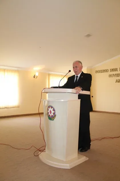 Hərbi Prokurorluq Ulu Öndərin 100 illik yubileyi ilə bağlı Şəmkirdə tədbir keçirdi - FOTO