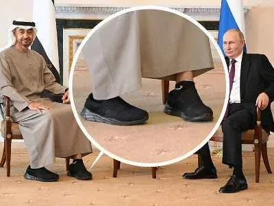 BƏƏ rəhbəri Putinlə görüşə yenə də bu ayaqqabı ilə gəldi - FOTO