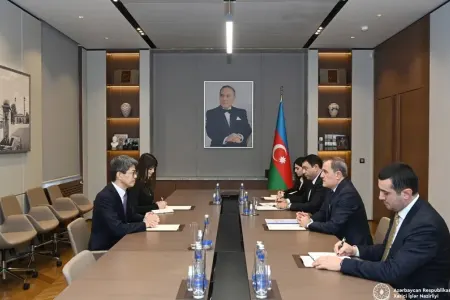 Ceyhun Bayramov Yaponiya səfirini qəbul etdi - FOTO