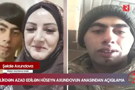 Əsirlikdən azad edilən Hüseyn Axundovun - ANASINDAN AÇIQLAMA