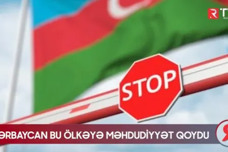 Azərbaycan bu ölkəyə qadağa qoyub - VİDEO