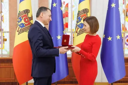 Qüdsi Osmanov Moldovanın “Şərəf” ordeni ilə təltif edildi