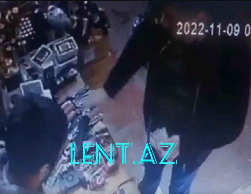 Rəşad Dağlının qətldən əvvəl bıçaq alan - GÖRÜNTÜLƏRİ