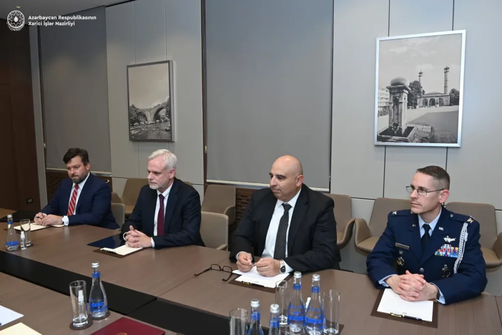 ABŞ-ın yeni səfiri etimadnaməsinin surətini Ceyhun Bayramova təqdim edib