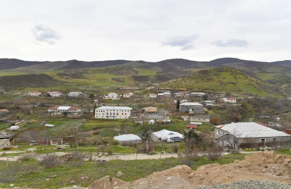 Prezident Xocalı rayonunun Xanabad kəndində - FOTO