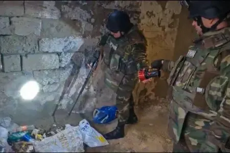 Bakıda silah-sursat aşkarlandı - -VİDEO