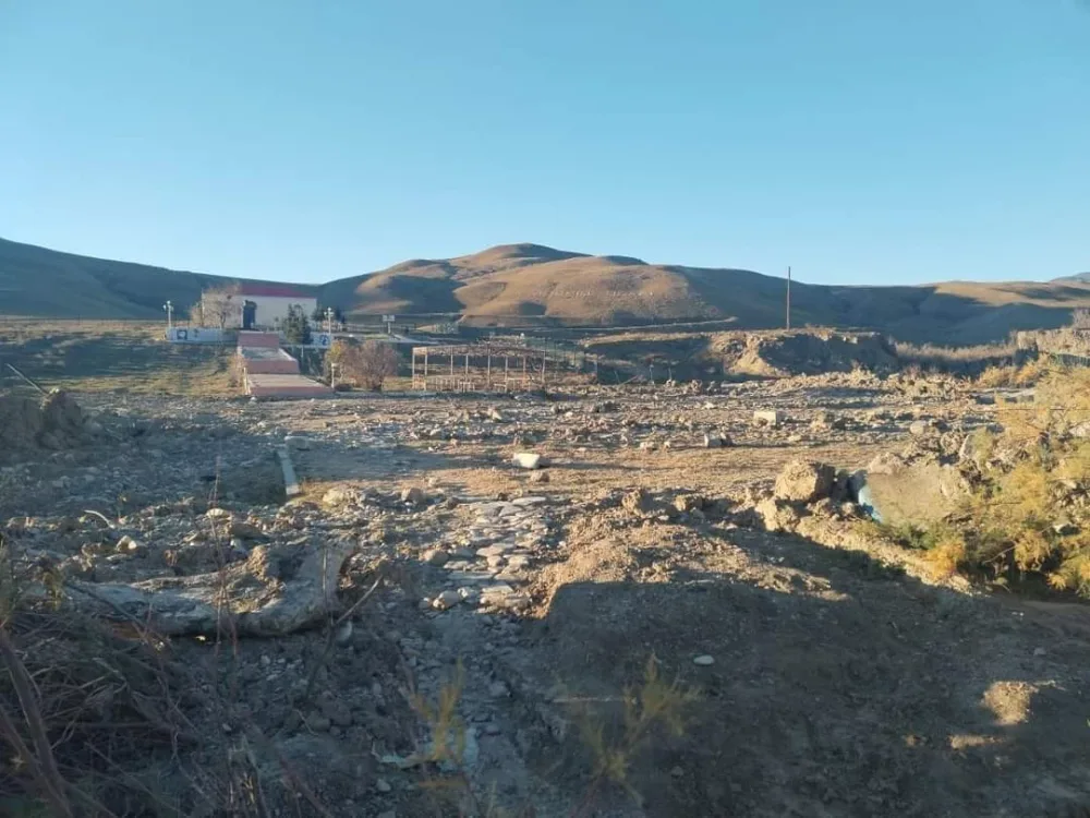 Azərbaycanda daha bir körpü uçdu - – FOTO