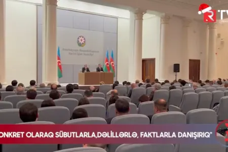 "Biz konkret olaraq sübutlarla, dəlillərlə, faktlarla danışırıq" - VİDEO