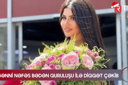 Müğənni Nəfəs bədən quruluşu ilə diqqət çəkib