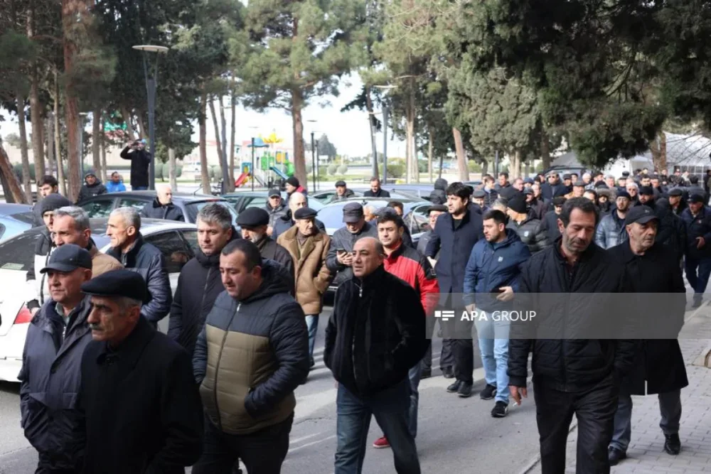 Gülbahar Şükürlünün dəfn mərasimindən - GÖRÜNTÜLƏR