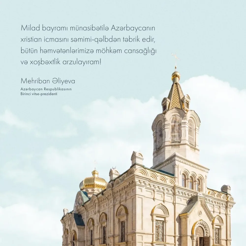 Mehriban Əliyeva paylaşım edib - FOTO