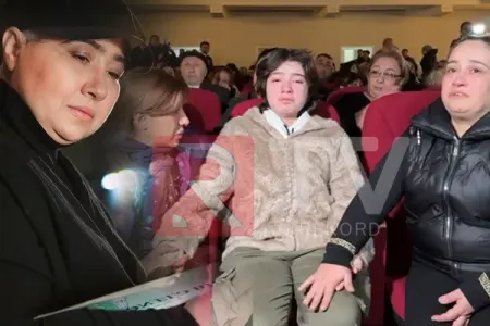 Aygün Bəylərin qızı anası ilə vidalaşır - TƏSİRLİ GÖRÜNTÜLƏR