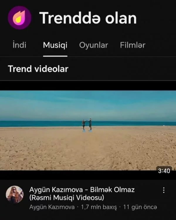 Aygün Kazımova ölkə trendində birincidir - FOTO