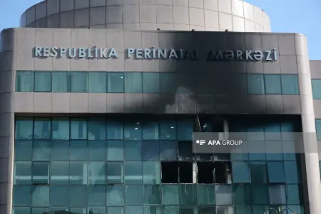 Perinatal Mərkəzdə yanğınla bağlı direktor və iki şöbə müdiri cinayət məsuliyyətinə cəlb edilib