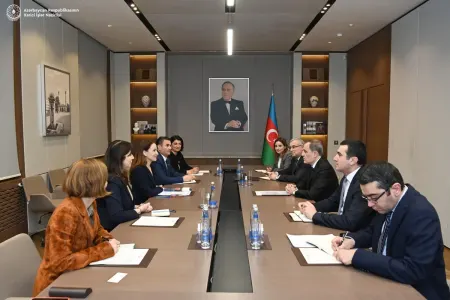 Ceyhun Bayramovun UNICEF-in regional direktoru ilə görüşüb