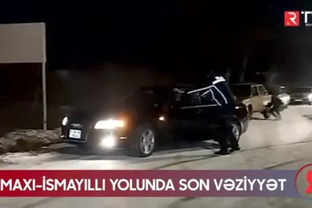 Şamaxı-İsmayıllı yolunda son vəziyyət - VİDEO