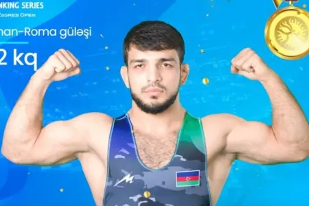 Güləşçimiz qızıl medal qazandı