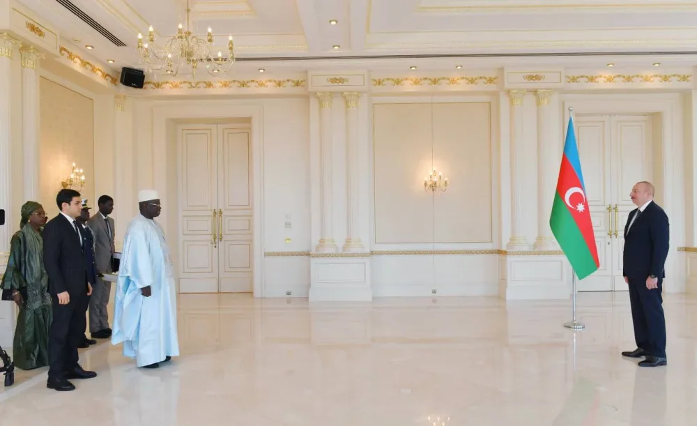 İlham Əliyev Seneqalın yeni səfirini qəbul edib - FOTO