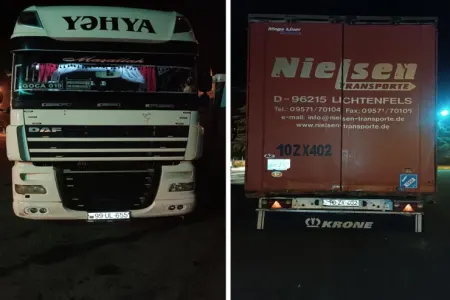 Yük yerində qadını gizlədib Azərbaycana gətirdi