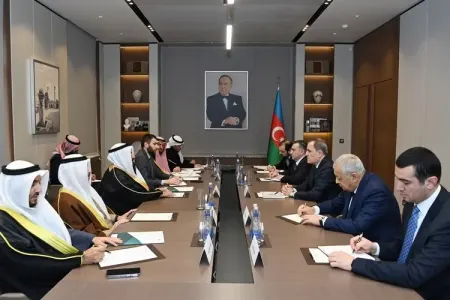Ceyhun Bayramov küveytli deputatlarla görüşüb